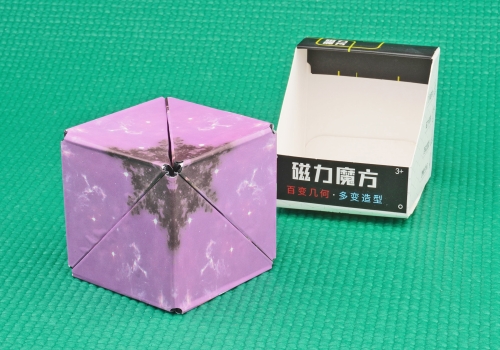Z-Cube Folding Cube Magnetic fialová